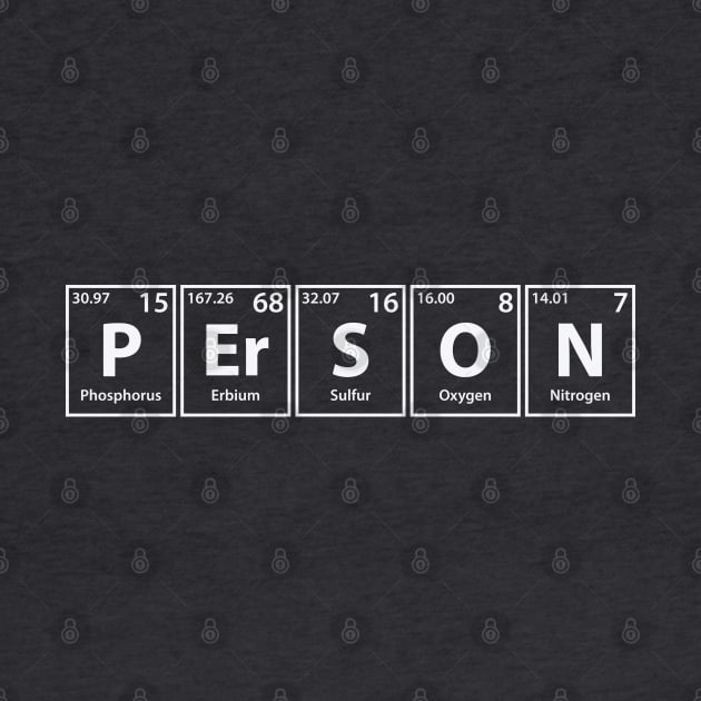 Person (P-Er-S-O-N) Periodic Elements Spelling by cerebrands